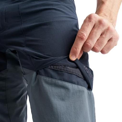 Men'S Antlia Trekking Trousers True Navy/Slate Grey