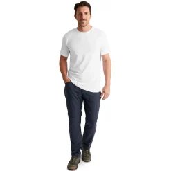 Men'S Basis Short Sleeve T White