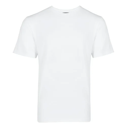 Men'S Basis Short Sleeve T White