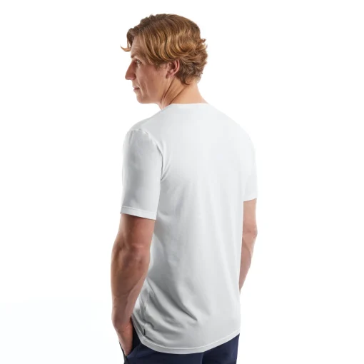 Men'S Basis Short Sleeve T White