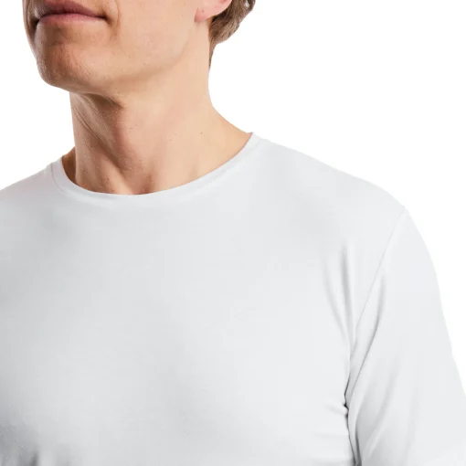 Men'S Basis Short Sleeve T White