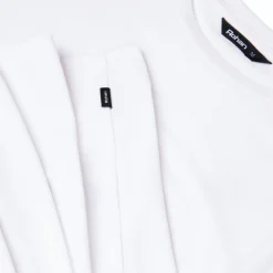 Men'S Basis Short Sleeve T White