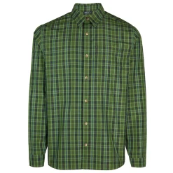 Men'S Coast Long Sleeve Shirt Highland Green Check
