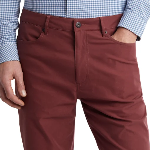 Men'S District Trousers Earth Red