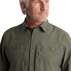 Men'S Frontier Long Sleeve Shirt District Green