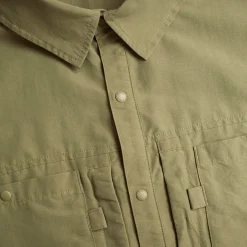 Men'S Frontier Short Sleeve Shirt Umber Green
