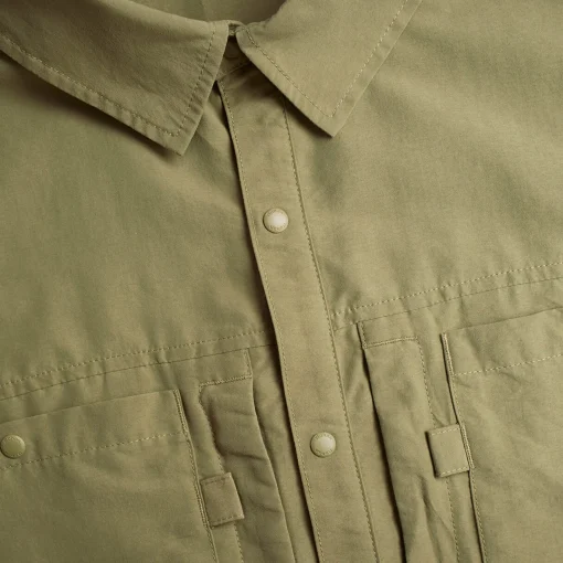 Men'S Frontier Short Sleeve Shirt Umber Green
