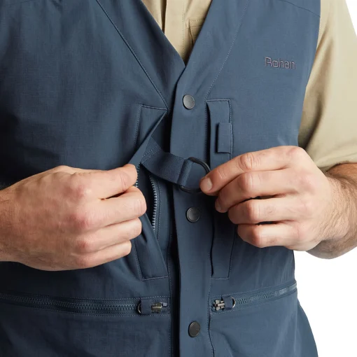 Men'S Frontier Vest Storm Blue