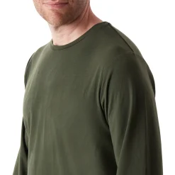 Men'S Global Long Sleeve T Conifer Green