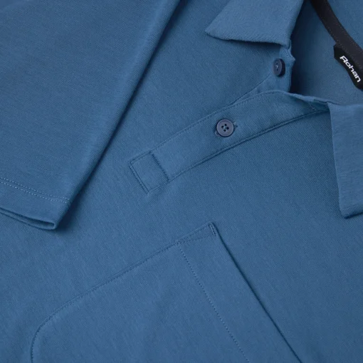 Men'S Global Short Sleeve Polo Cumbria Blue