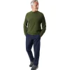 Men'S Microgrid Crew Conifer Green