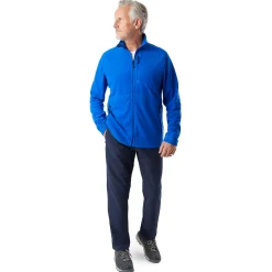 Men'S Microgrid Fleece Jacket Ridge Blue