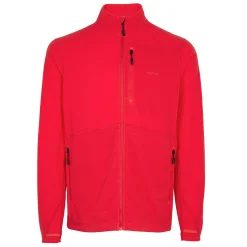 Men'S Microgrid Fleece Jacket Aura Red
