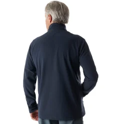 Men'S Microgrid Fleece Jacket True Navy