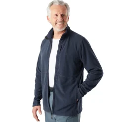 Men'S Microgrid Fleece Jacket True Navy