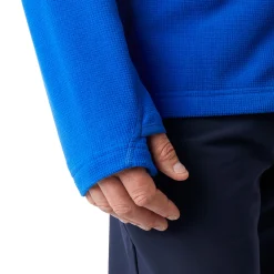 Men'S Microgrid Fleece Jacket Ridge Blue