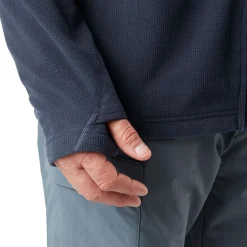 Men'S Microgrid Fleece Jacket True Navy