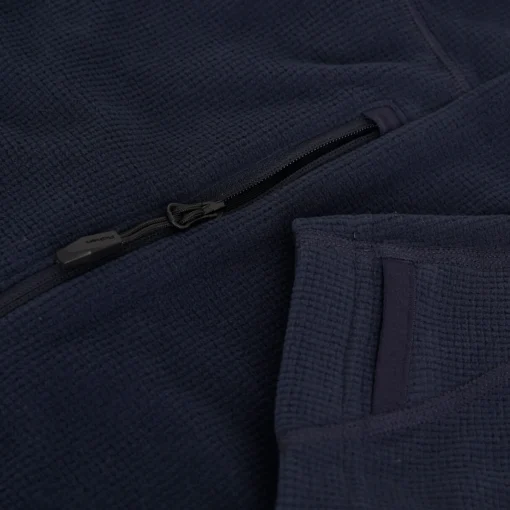 Men'S Microgrid Fleece Jacket True Navy