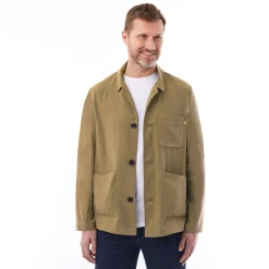 Men'S Porto Linen Jacket Stone