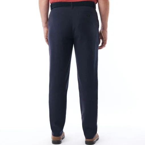 Men'S Porto Linen Trousers Deep Navy