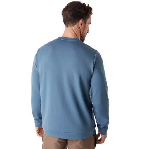 Men'S Radiant Merino Crew Shadow Blue