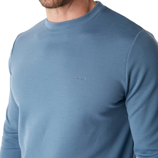 Men'S Radiant Merino Crew Shadow Blue