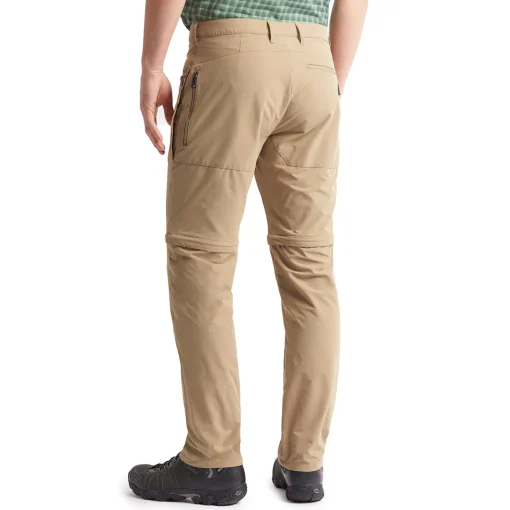Men'S Stretch Bags Convertible Trousers Stone