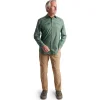 Men'S Zenith Long Sleeve Shirt Flint Green Check