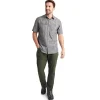 Men'S Zenith Short Sleeve Shirt Carbon Check