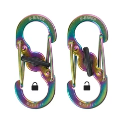 Nite Ize® S-Biner® Microlock® 2 Pack Spectrum