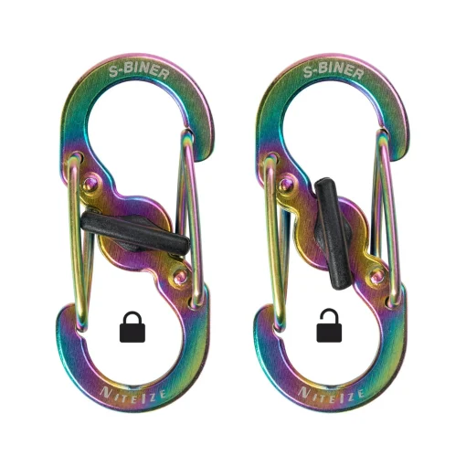 Nite Ize® S-Biner® Microlock® 2 Pack Spectrum
