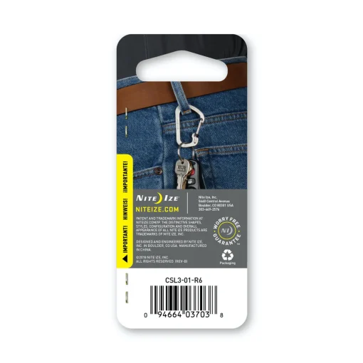 Nite Ize® S-Biner Sidelock #3 Black