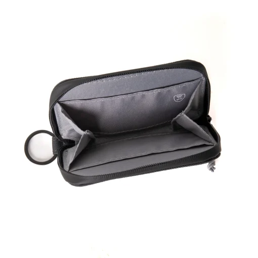 Rfid Protected Zip Coin Wallet Ii Pewter