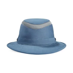 Tilley T5M0 Medium Curved Brim Organic Cotton Airflo Hat Mid Blue