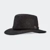 Tilley Ttw2 Medium Curved Brim Winter Hat Charcoal