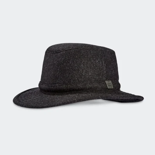 Tilley Ttw2 Medium Curved Brim Winter Hat Charcoal