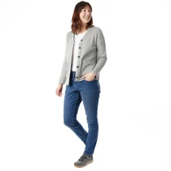 Women'S Flex Tapered Fit Stretch Jeans In Mid Denim