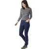 Women'S Flex Tapered Fit Stretch Jeans In Dark Denim