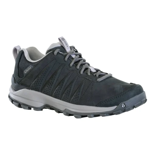 Women'S Oboz Sypes Low Leather B Dry - Wide Black Sea
