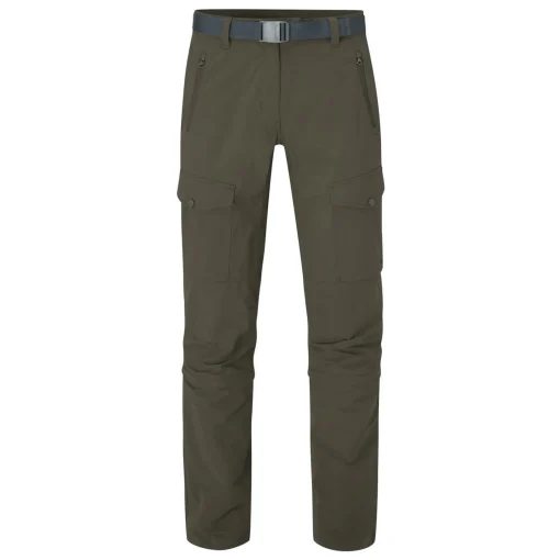 Women'S Pioneer Convertible Trousers Dark Olive Brown