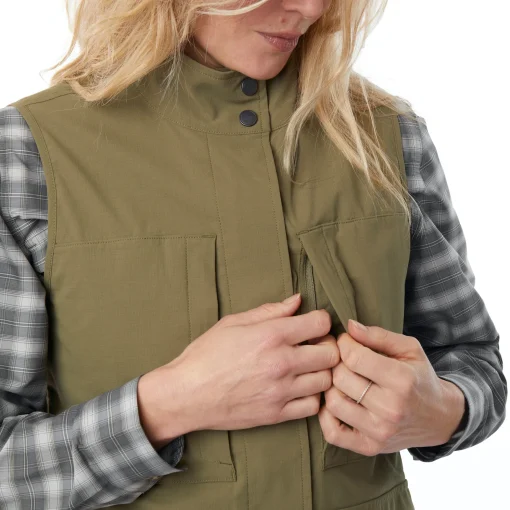 Women'S Pioneer Vest Umber Green