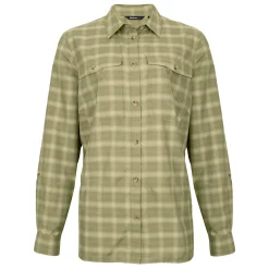 Women'S Savannah Long Sleeve Shirt Stone/Umber Green Check