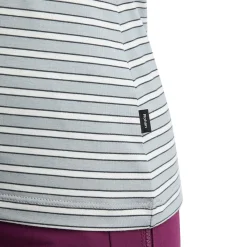 Women'S Shoreline Long Sleeve Top Haze Grey/Ecru Stripe