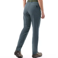 Women'S Stretch Bags Trousers Slate Grey