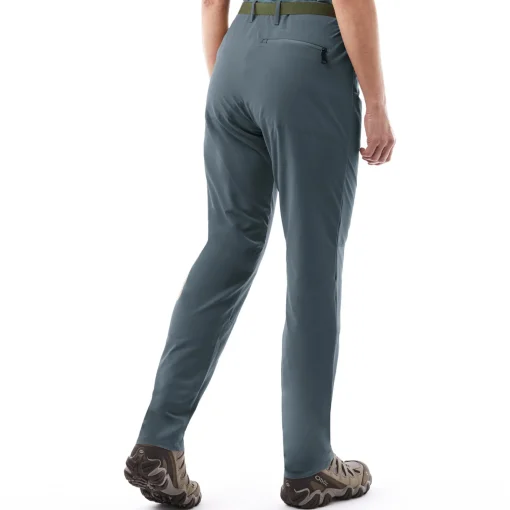 Women'S Stretch Bags Trousers Slate Grey