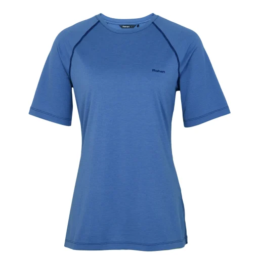 Women'S Vapour Short Sleeve T Azure Blue Marl